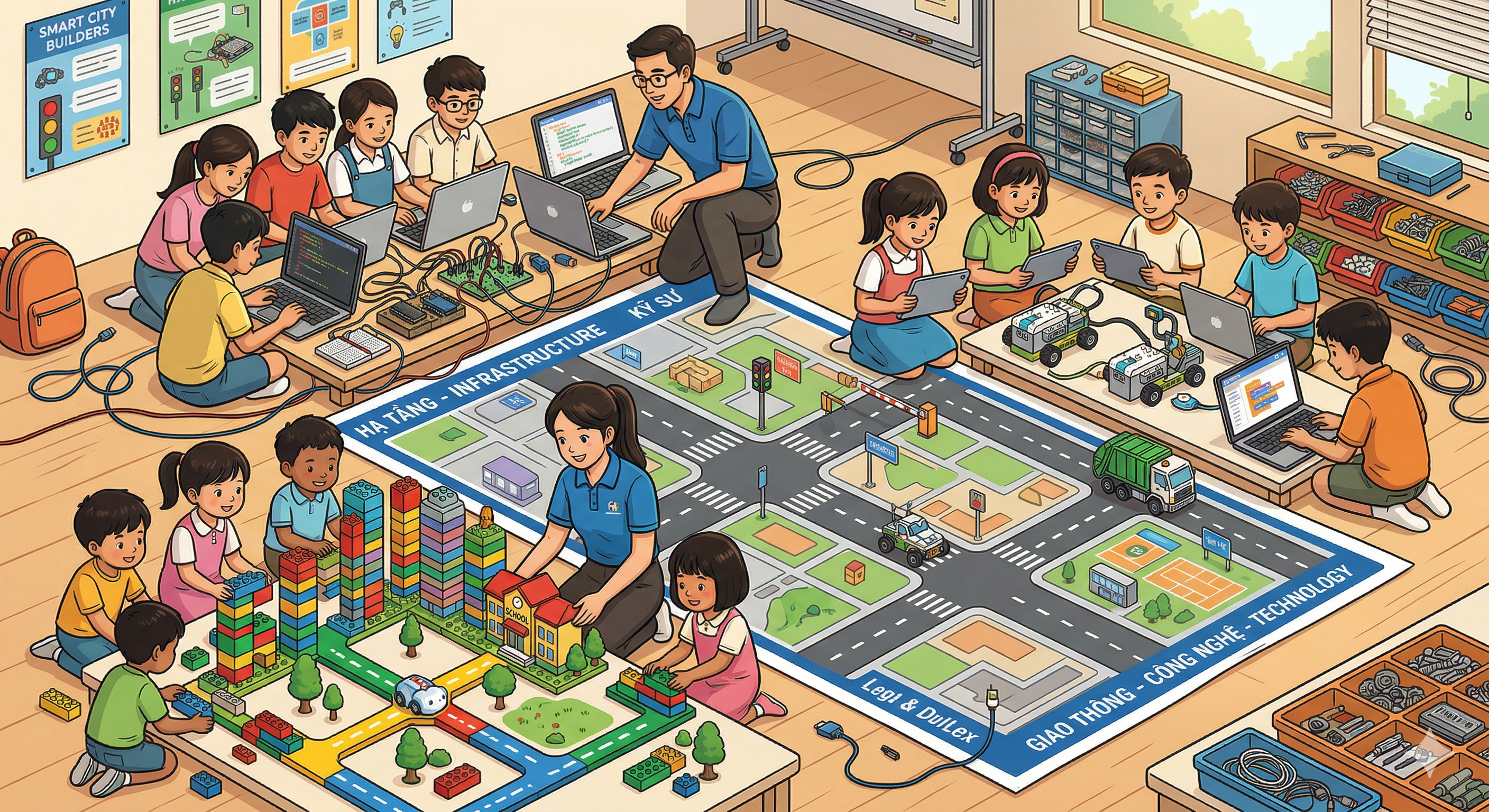 Hình minh họa chính thức dự án Smart City