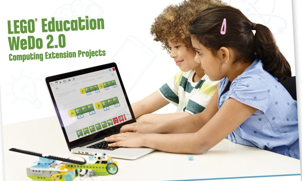 Anh thuc te bo Lego WeDo 2.0 motor va cam bien